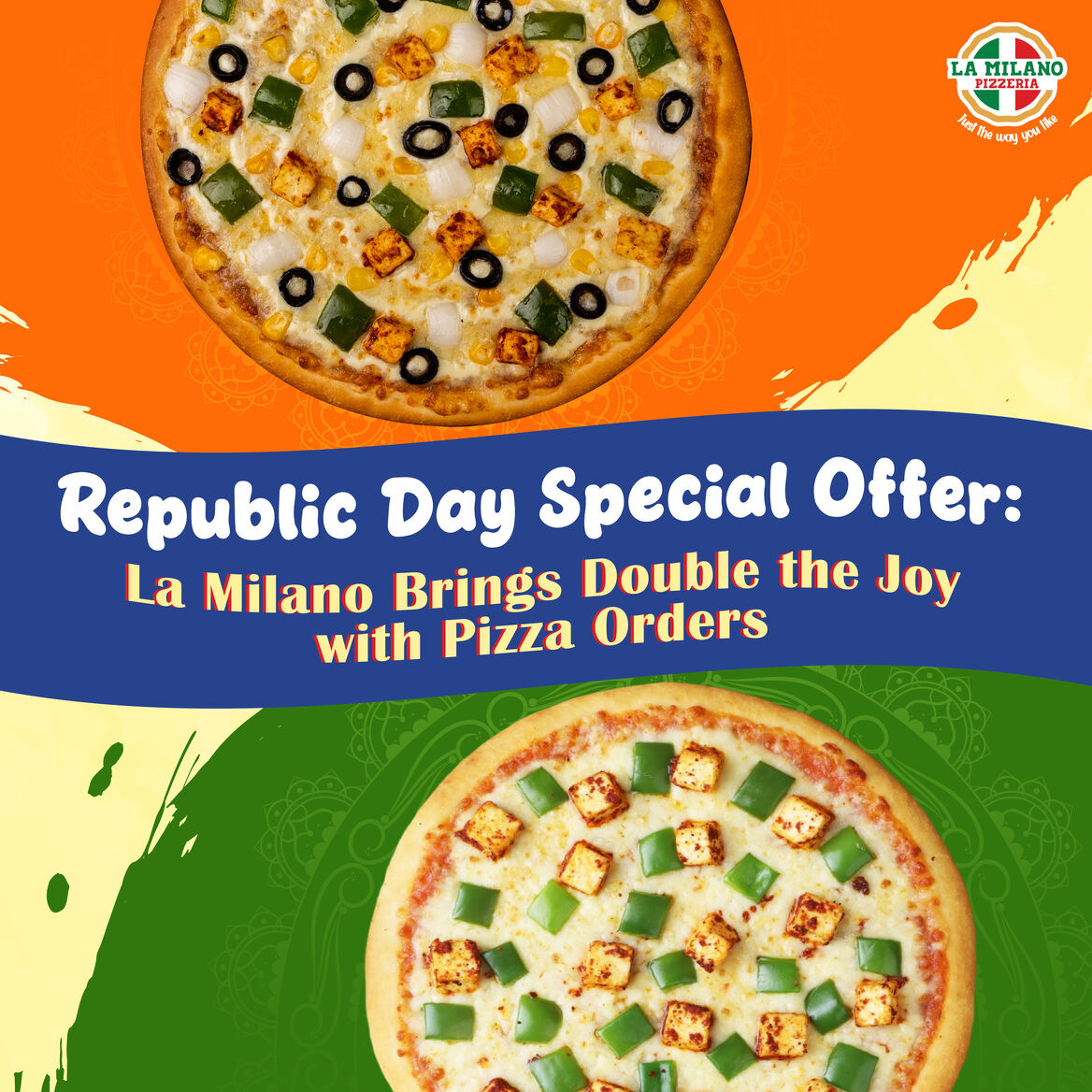 Republic day pizza offers