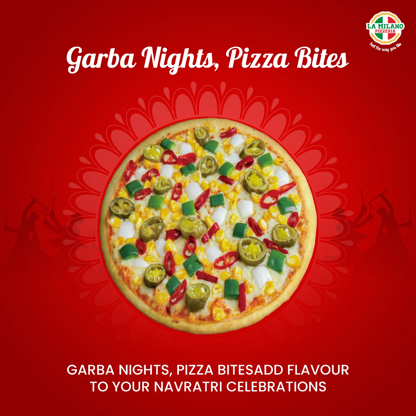 regular pizza at 149, medium pizza at 299