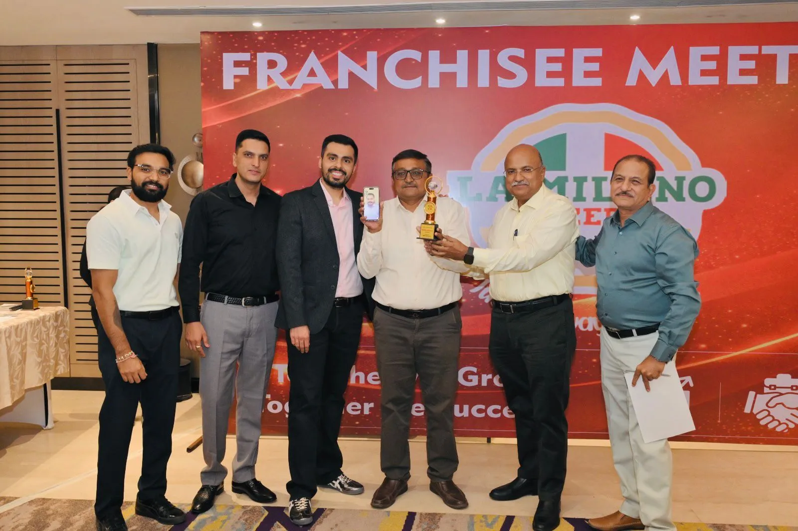 Family dinner at La Milano