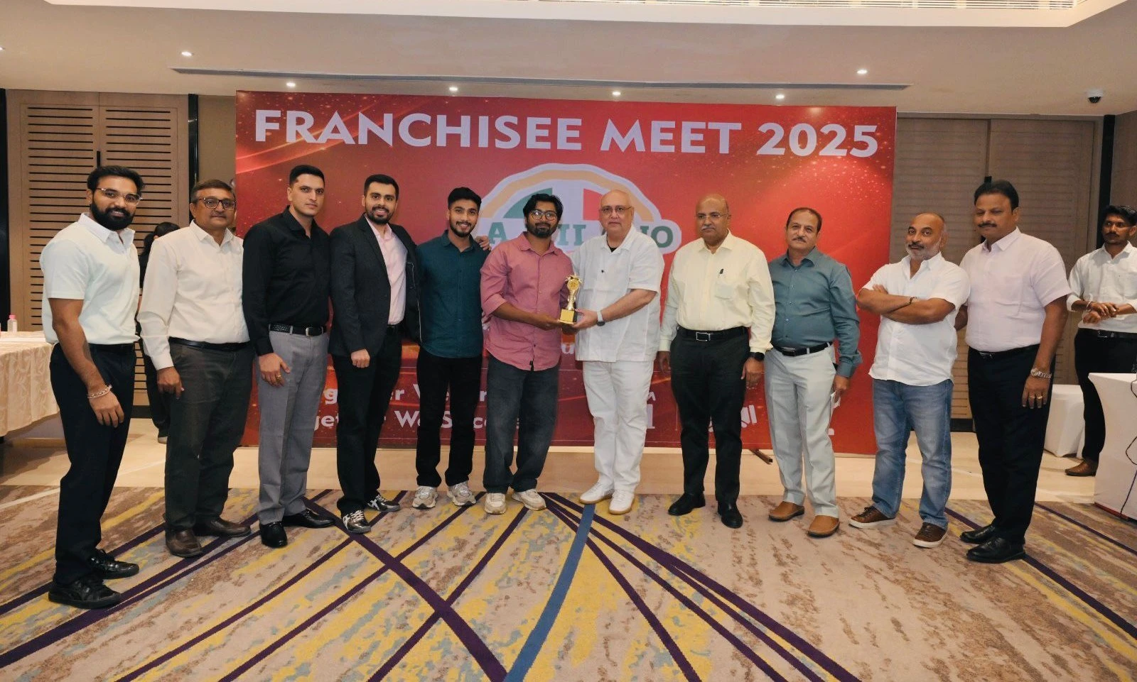 Chef preparing pizza